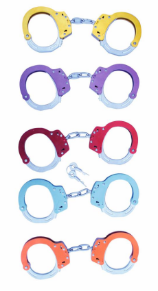 Colored Aluminum alloy handcuff 